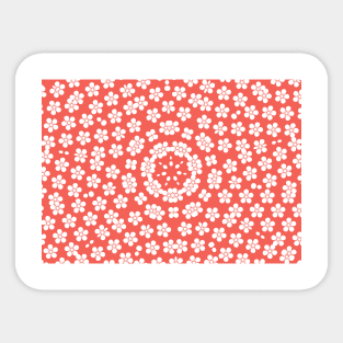 flower pattern kaeidoscope Sticker